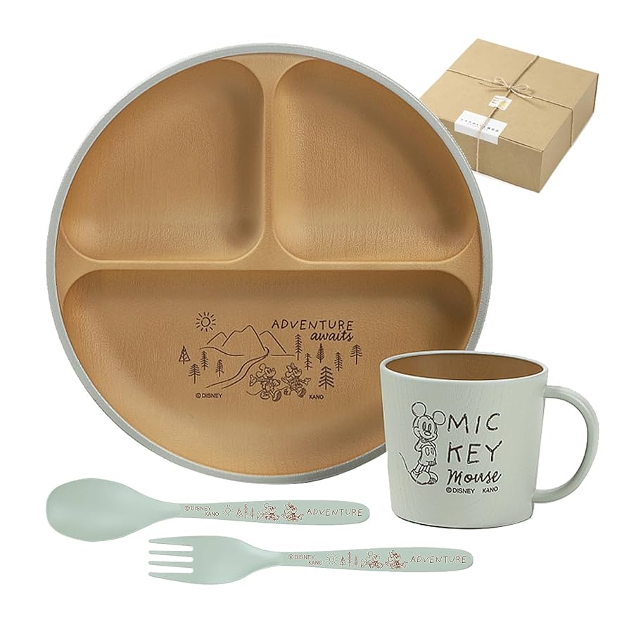 Amazon | Disney ディズニー ミッキー 子供用食器セット 電子